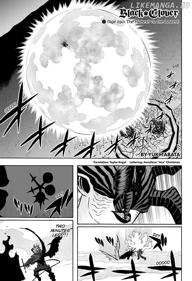 Black Clover chapter 290 image 01